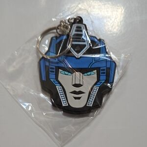 TRANSFORMERS Blue Robot Keychain Accessory